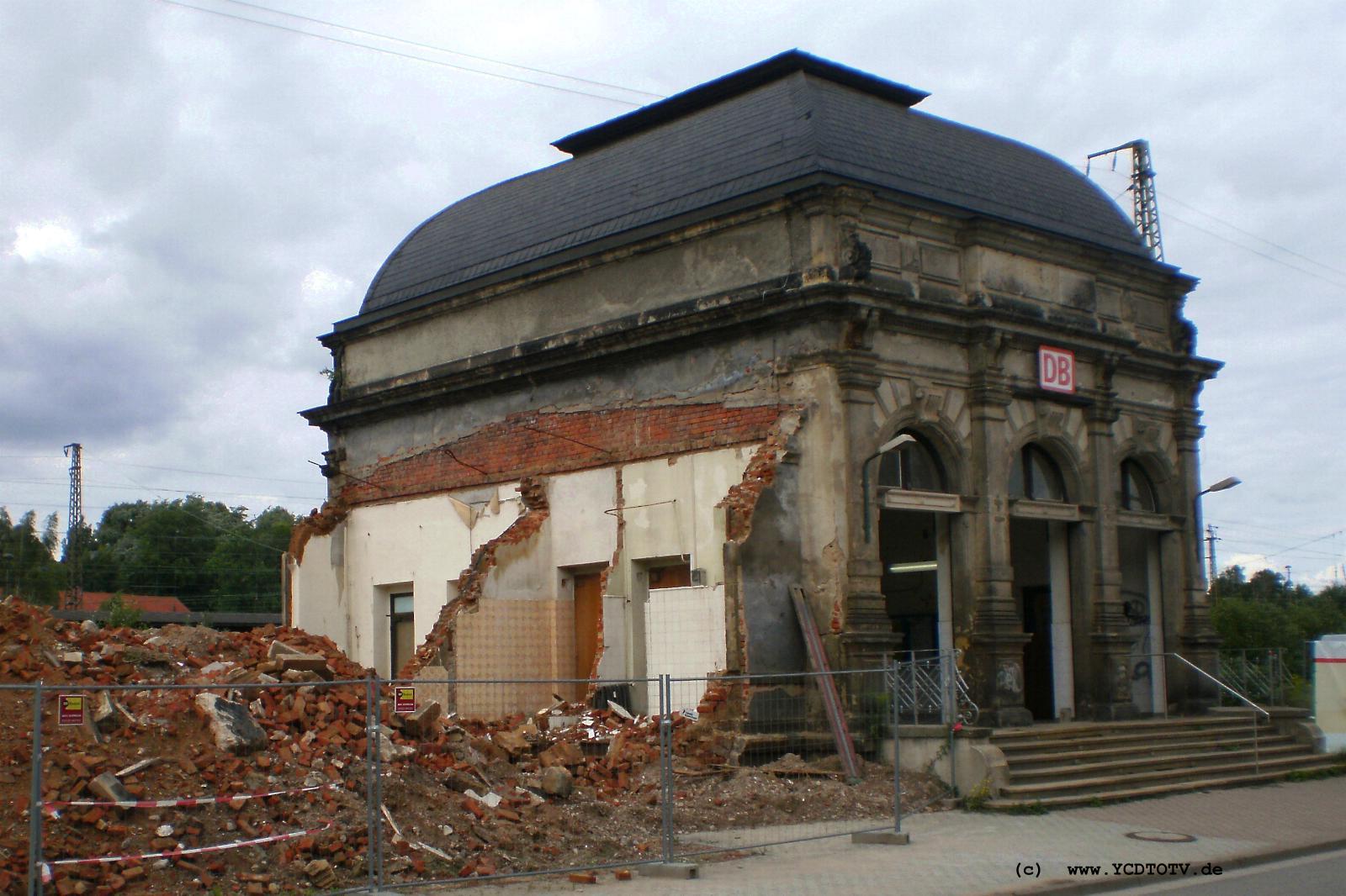 Gssnitz Bahnhof 16.08.2010, Mehdorns Vermchtnis oder Inkompetenz wird hier sichtbar 