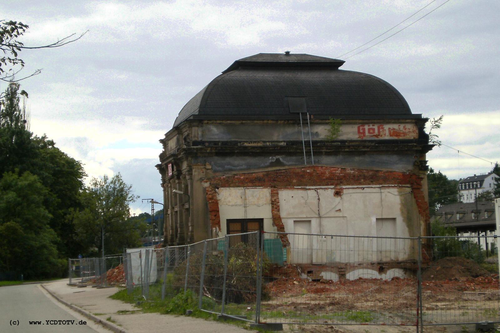 Gssnitz Bahnhof 16.08.2010, Mehdorns Vermchtnis oder Inkompetenz wird hier sichtbar 