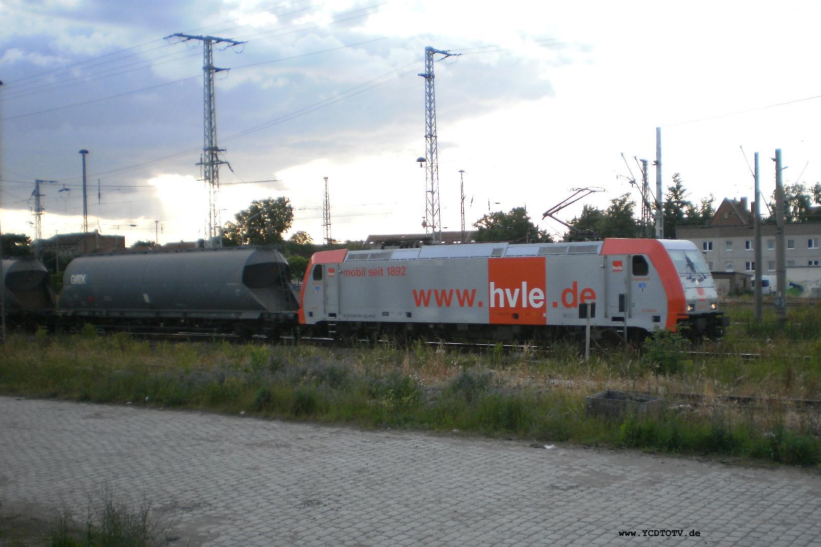 Bahnhof Stendal 21.06.2010, 185 583-2 hvle 