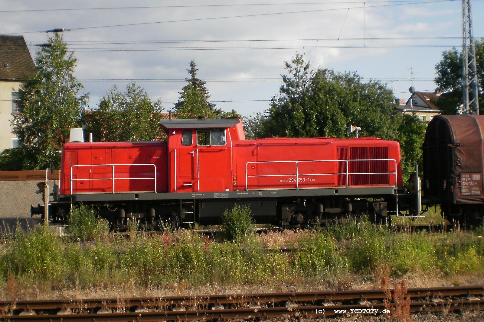 Bahnhof Stendal 23.06.2010, 294 653-1 