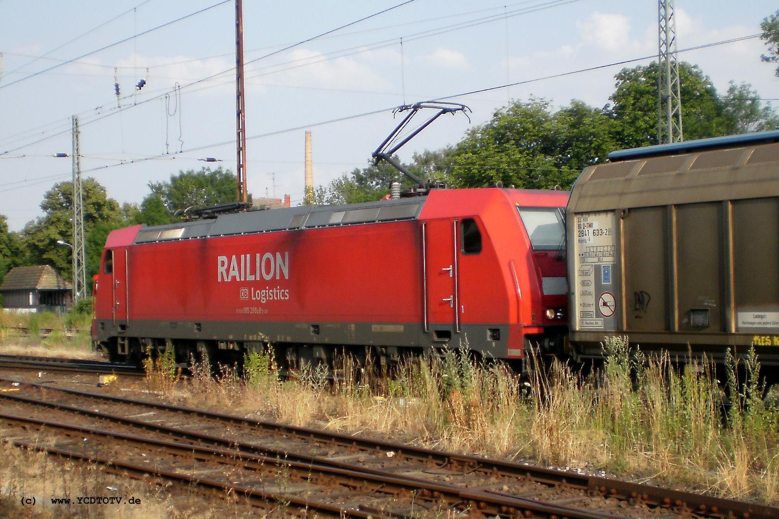 Bahnhof Stendal 02.07.2010, 185 288-8 