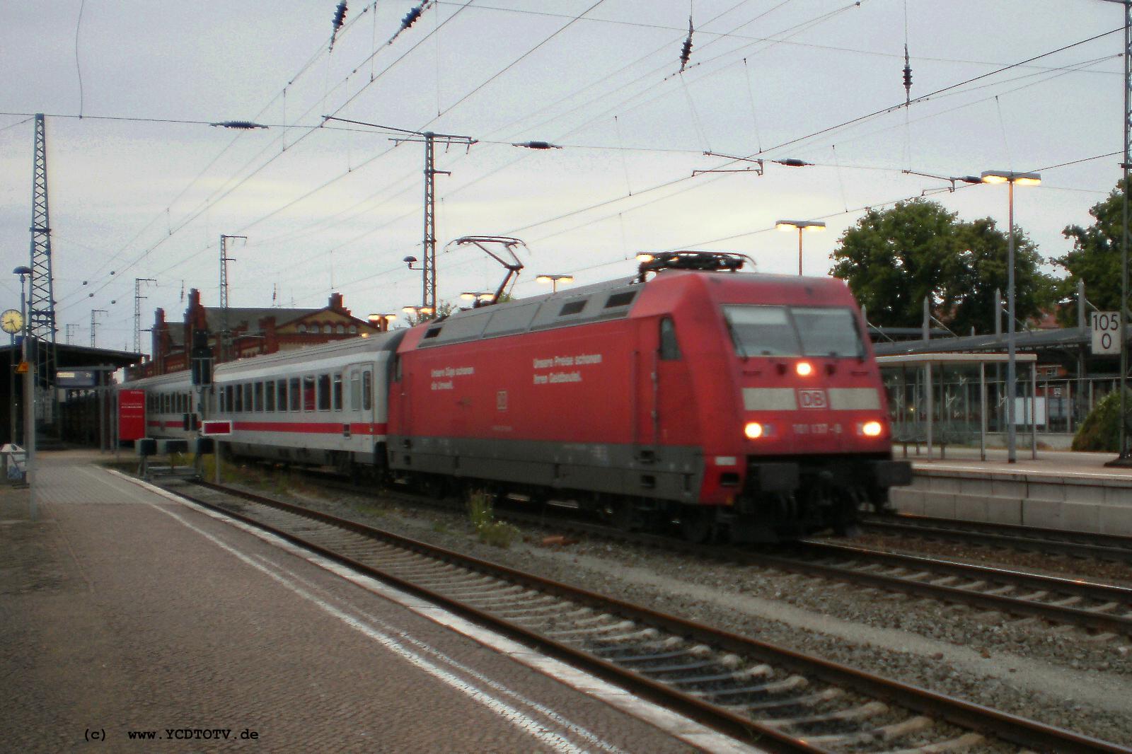 Bahnhof Stendal 05.07.2010 101 037-8 