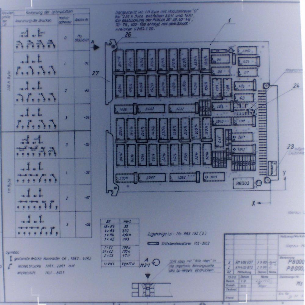  P 8000 Compact Schaltplan DRAM.3 