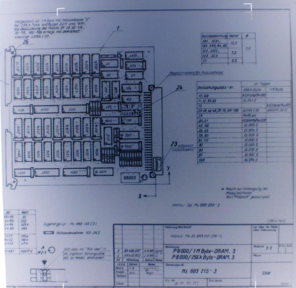  P 8000 Compact Schaltplan DRAM.3 