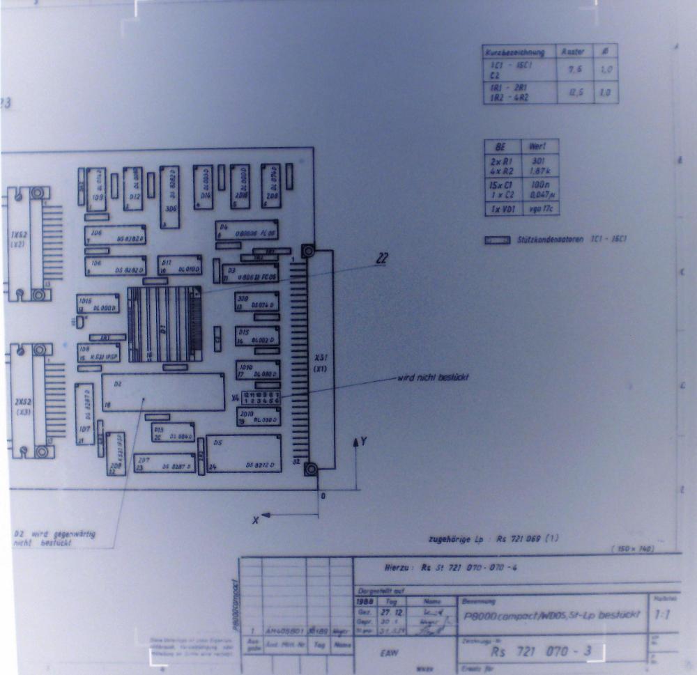  P 8000 Compact Schaltplan WDOS 